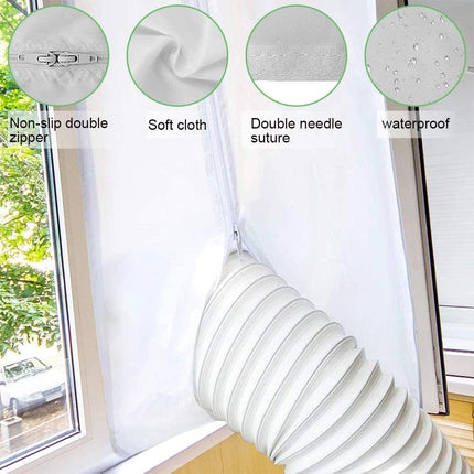 4M Hot Air Stop Waterproof Outlet Window Seal Kit For Mobile Air Conditioners