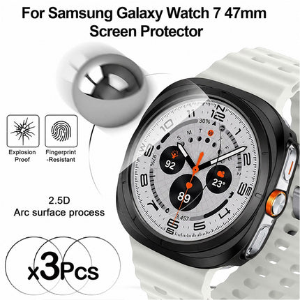 For Samsung Galaxy Watch Ultra 47mm Case Screen Protector Face Cover Smart Black