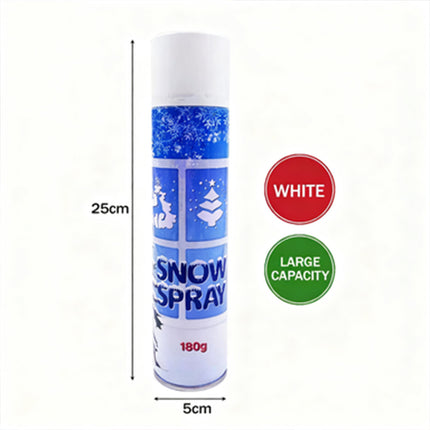 4PCS Christmas Snow Spray White Artificial Snow Craft Tree Window Decoration