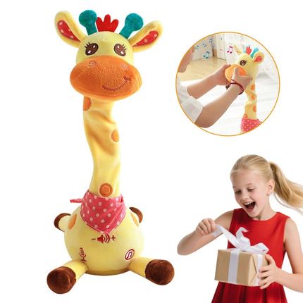 Giraffe Plush Toy With Fun Music And Dance Mode Plush Pet