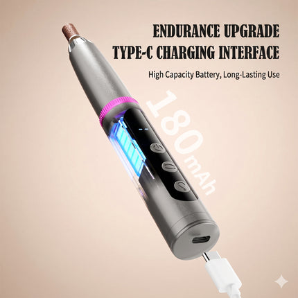 2-in-1 Electric Nail Drill & Rapid UV Curing Lamp Polishing Grinder Gel Drying