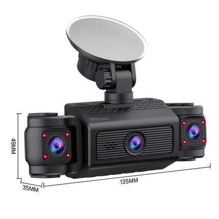 1080P Front and Rear Inside Car Dash Cam Night Vision Dash Camera Loop Recording