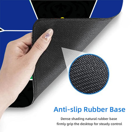 Portable Rubber Poker Mat Table Top Surface Noise Reduction Poker Table Top