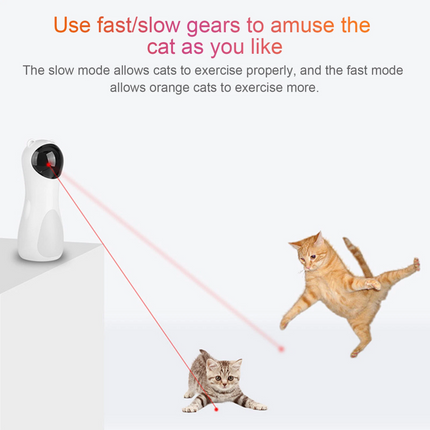 Automatic Laser Cat Toy Interactive Smart Kitten Laser Toy for Indoor Cats Dogs