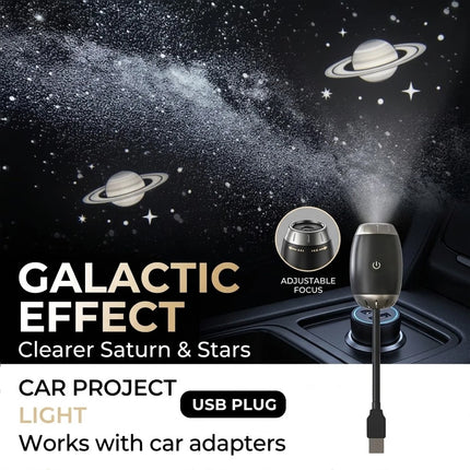 2 in 1 High Resolution Galaxy Projector Night Light Starry Sky Projector Bedroom