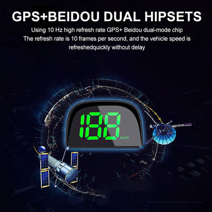 Car HUD Headup Display KM/H  Digital Speedometer Car Truck SUV Driving Speed