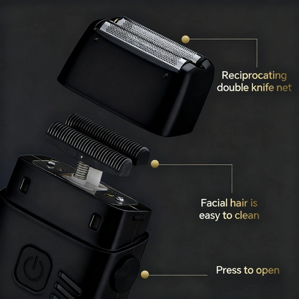 Pro Men Cordless Electric Hair Clipper Trimmer Shaver 3 Set USB Rechargeable