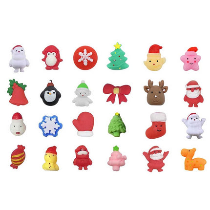 24 Days Countdown Calendar Christmas Advent Calendar Cute Squishy Toy Gift