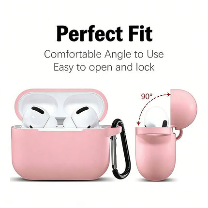 Airpods Pro 2nd Generation Case Protective Cover With Hook Pink - Image 2