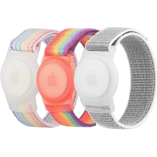3Packs Apple AirTag Case Wristband Protective Cover