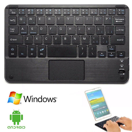 Slim Bluetooth Wireless Keyboard with Touchpad Mouse For Android Windows Mac