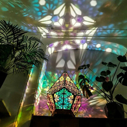 3D Bohemian Light Polar Star Large Floor Lamp Colorful Projection Night Lamp AU
