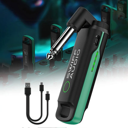 WS-70 Guitar Wireless System 100 Channel Rechargeable Audio Transmitter Receiver