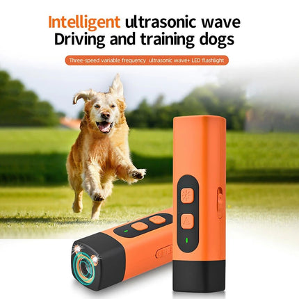 Long-range Ultrasonic Rechargeable Dog Bark Deterrent and Behavior Adjuster