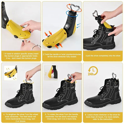 2 Pieces Shoe Stretcher Boot Stretcher Shoe Expander Shoe Widener for Women Men