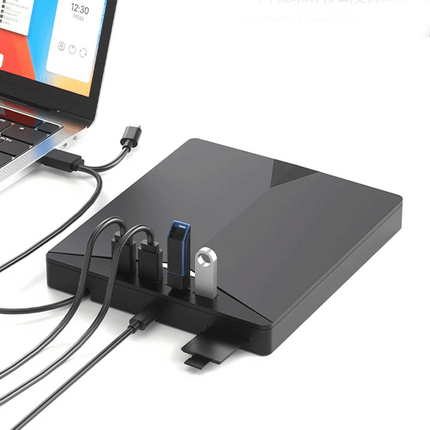 External CD DVD Drive USB 3.0 Writer Burner Player for PC Laptop Windows Linux