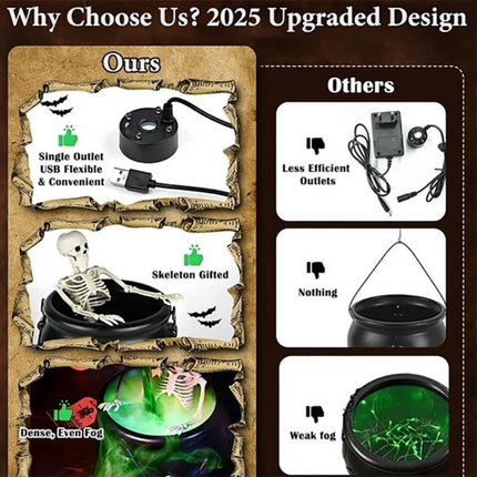 Halloween Decorations Indoor DIY Floating Potion Set with Witches Cauldron
