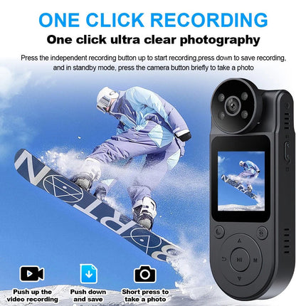 Police Body Camera 4K HD Portable Night Vision Police Cam Video DVR Recorder