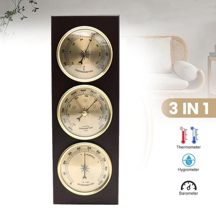 3 in1 Barometer Weather Station Thermometer Barometer Hygrometer,for Home/Office