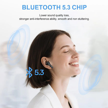 Wireless Earbuds Bluetooth 5.3 Earphones Noise Reduction For iOS and Android