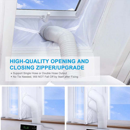 4M Hot Air Stop Waterproof Outlet Window Seal Kit For Mobile Air Conditioners