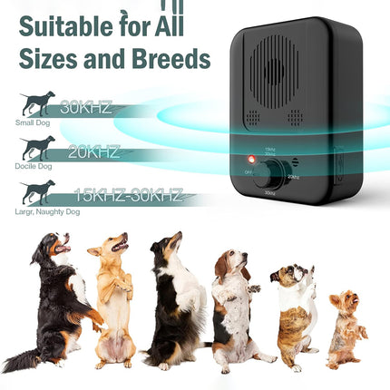 2PCS Outdoor Waterproof Ultrasonic Device Pet Bark Deterrent Tool for Dog Behaviour Training