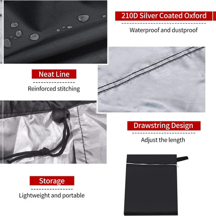Waterproofs Billiard Pool Table Cover Outdoor Dustproof Pool Table Cover 8FT