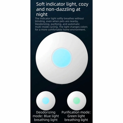 Air Purifier for Pets Rechargeable Air Purifier Quiet Pet Odor Eliminator Indoor