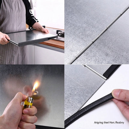 Stainless Steel Anti Splatter Shield Guard, Foldable Splatter Screen for Stove Frying Cooking