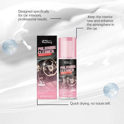 4x Polishing Cleaner Car Interior, Car Interior Detailer and Cleaner 100ml