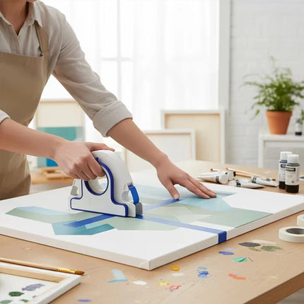 Painters Tape Applicator Set Masking Master Tape Dispenser w/ Scraper Tape Tool