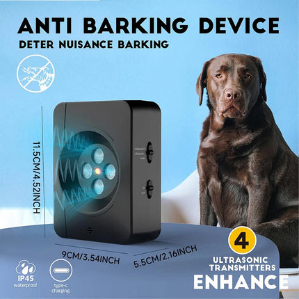 Outdoor Anti Bark Device Ultrasonic Dog Barking Control Stop Repeller Trainer