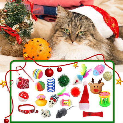 Cat Advent Calendar 2026 Christmas Countdown Calendar for Kitten Toys