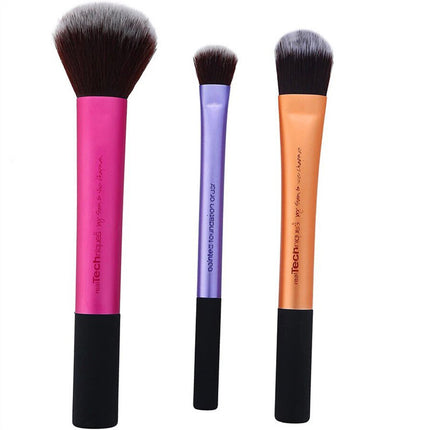 3 Set/12pcs Cosmetic Makeup Brushes Real Techniques Starter Kit Core Collection