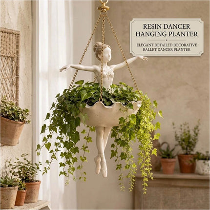 Hanging Planter Elegant Garden Decor for Porch Succulent Basket
