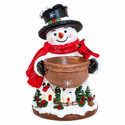 Creative Christmas Candy Bowl Figurine Funny Miniature Sculpture Prop