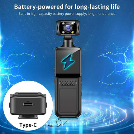 Handheld Action Camera 4K 180° Rotatable WIFI Pocket Camera Vlog DV Sports Cam