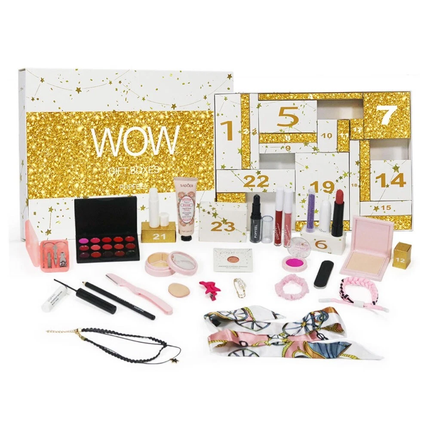 Advent Calendar 24 Christmas Days Cosmetic Beauty Treats Makeup For Ladies Girls