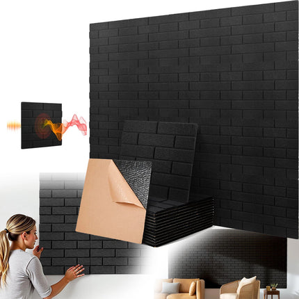 12 Packs Thick Soundproofing Acoustic Foam Tiles Wall Panels For Studio Home