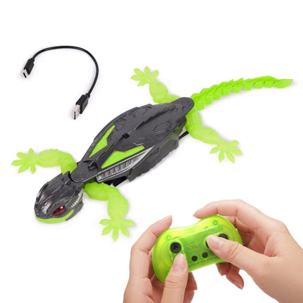 Wall Climbing Gecko Toy Rechargeable Electric Robot Drives on Walls