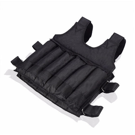 50KG Weighted Vest Adjustable Loading Weight Jacket Exercise Training Fitness
