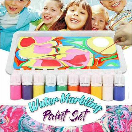 Marbling Painting DIY Painting on Water Creative Colors Art Set Xmas 12Color