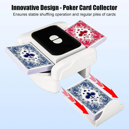 Automatic Card Shuffler Machine Rechargeable Playing Card Poker Sorter