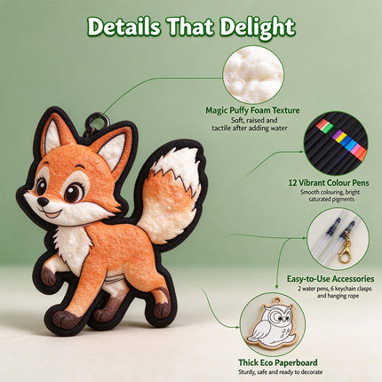 Christmas Gifts Magic Puffy Paint 3D Foam Texture Painting Kit DIY Bubble Drawing Pens Art Set