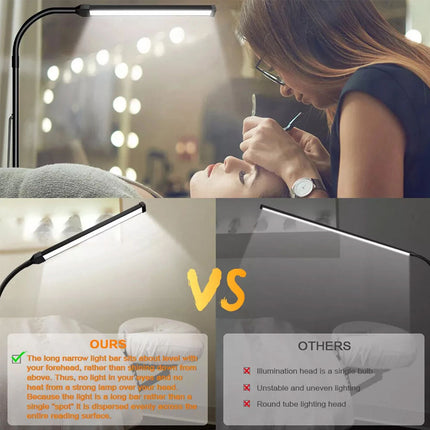 LED Floor Lamp 360° Adjustabe Standing Light Reading Eyelash Gooseneck Light AU