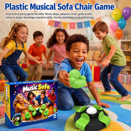 Beat Slap Board Game Set For Family Party With Light Sound Host And 4 Mini Sofas