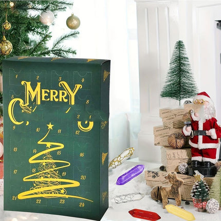 Crystal Advent Calendar 24 Days Of Crystals And Healing Stones Kit Christmas
