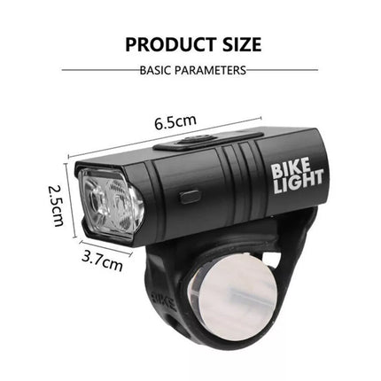 Bike Light Set Rechargeable LED Bicycle Lights Waterproof Headlight Front Rear