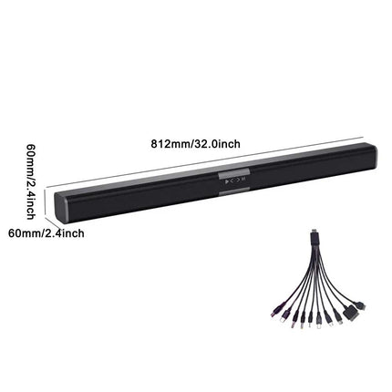 32 inch Wireless Bluetooth Sound Bar Speaker TV Home Theater Subwoofer Soundbar