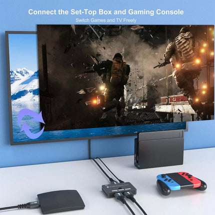 Upgrade Bi-Direction HDMI 8K Switch Switcher HUB Adapter For HDTV PS4 PS5 Xbox